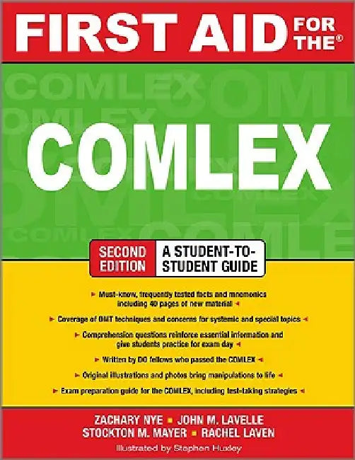 Buy First Aid for the Comlex, Second Edition (English, Zachary Nye | John M. Lavelle | Stockton M. Mayer) โ BookShops.in