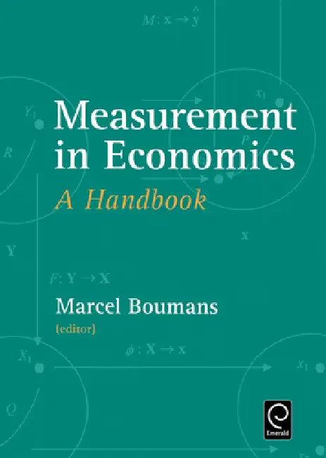 Buy Measurement in Economics (English, Marcel Boumans) โ BookShops.in