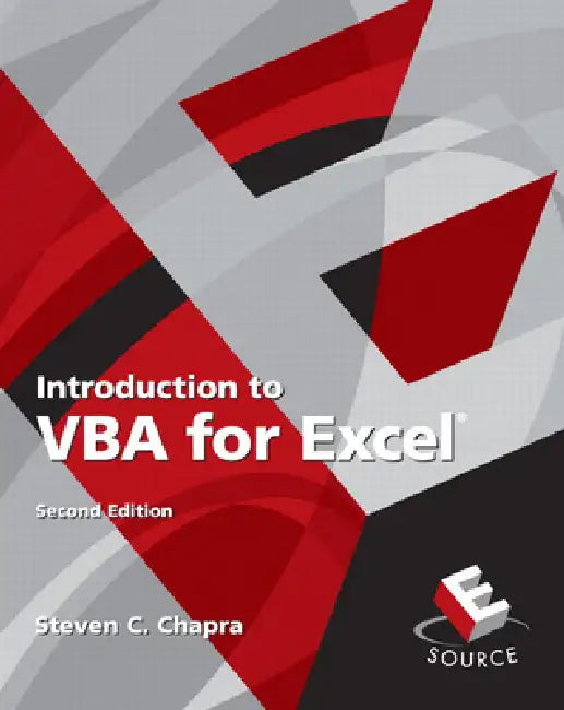 Buy Introduction to VBA for Excel (English, Steven Chapra) — BookShops.in