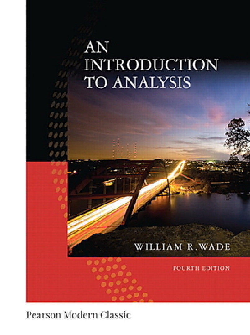 Buy Introduction to Analysis, an (Classic Version) (English, William Wade) — BookShops.in