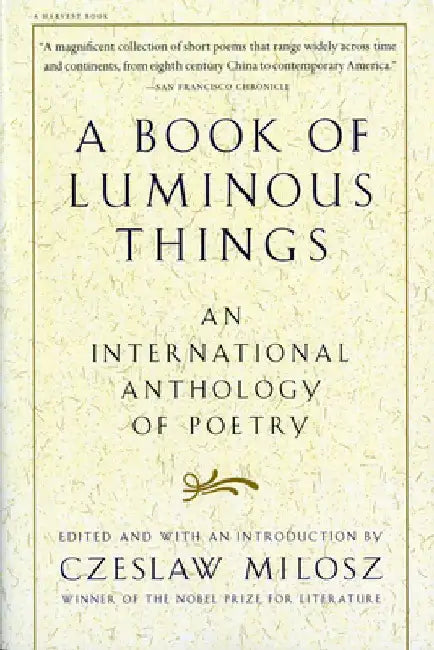 Buy A Book of Luminous Things (English, Czeslaw Milosz) — BookShops.in