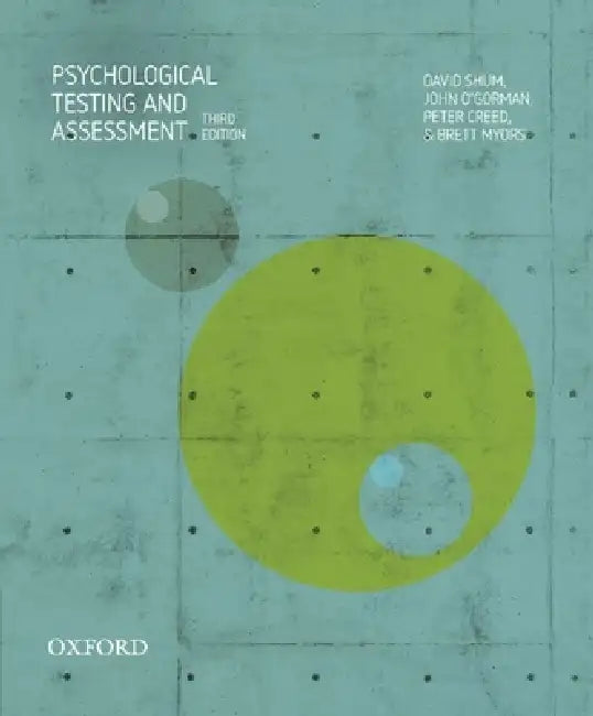 Buy Psychological Testing and Assessment (English, David Shum | John O'Gorman | Peter Creed) — BookShops.in