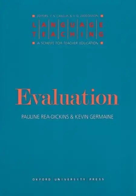 Buy Evaluation (English, Rea-Dickins) — BookShops.in