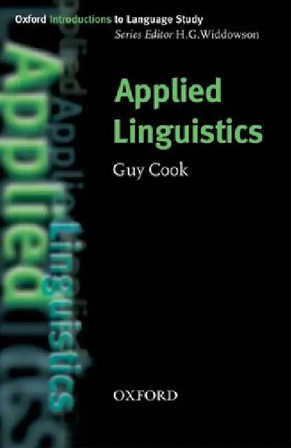 Buy Applied Linguistics (English, Guy Cook) — BookShops.in