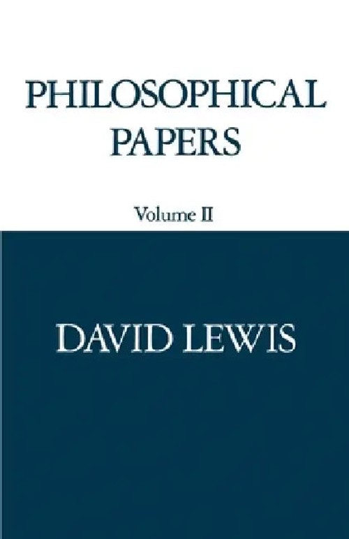 Volume II: Philosophical Essays by David Lewis – Oxford University Press view 2