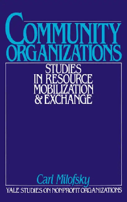 Community Organizations (English, Carl Milofsky | Kingman Brewster) view 2