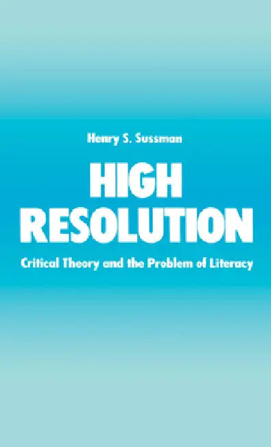 Buy High Resolution (English, Henry S. Sussman) โ BookShops.in