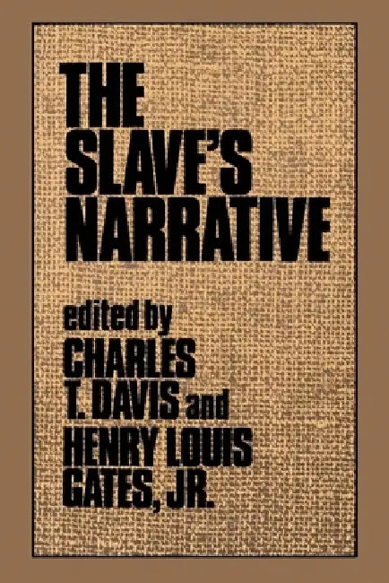 Buy The Slave's Narrative (English, Charles T. Davis | Jr. Gates Henry Louis) — BookShops.in