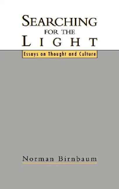 Buy Searching for the Light (English, Norman Birnbaum) — BookShops.in