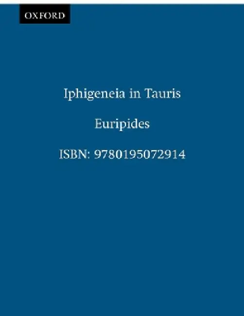 Buy Iphigeneia in Tauris (English, Euripides | Richard Lattimore | William Arrowsmith) — BookShops.in