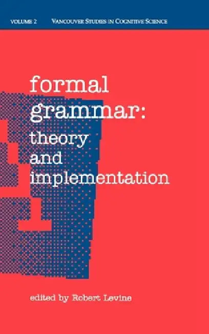 Buy Formal Grammar (English, Robert Levine) — BookShops.in