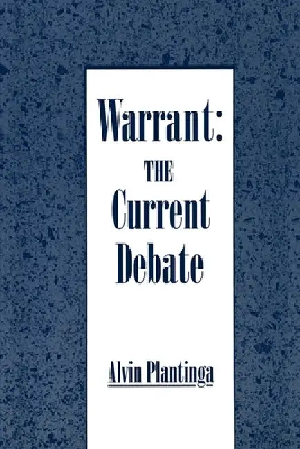Buy Warrant (English, Alvin Plantinga) — BookShops.in