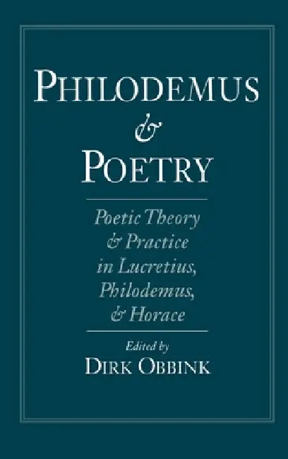 Buy Philodemus and Poetry (English, Dirk Obbink) — BookShops.in