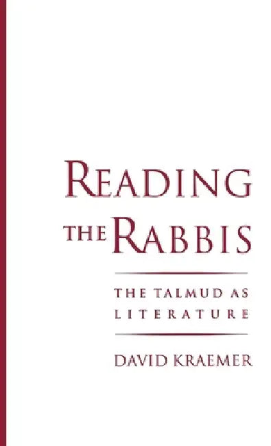 Buy Reading the Rabbis (English, David Kraemer) — BookShops.in