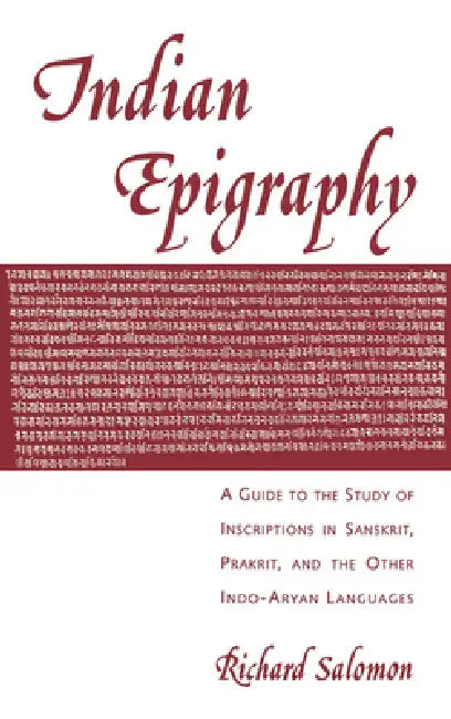 Buy Indian Epigraphy (English, Richard Salomon) — BookShops.in