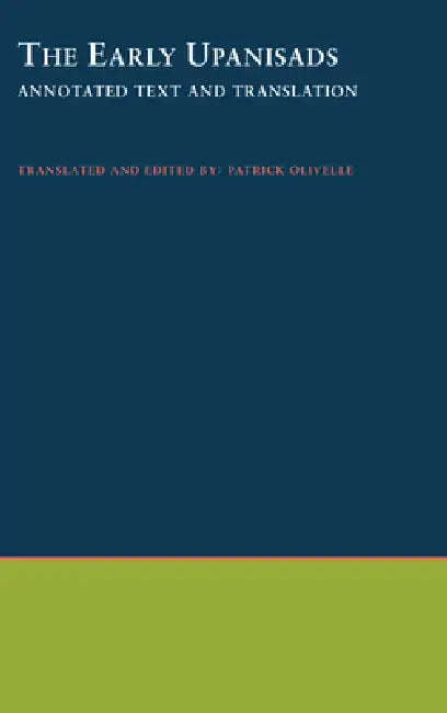 Buy The Early Upanishads (English, Patrick Olivelle) โ BookShops.in
