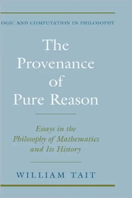 Buy The Provenance of Pure Reason (English, William W. Tait) — BookShops.in