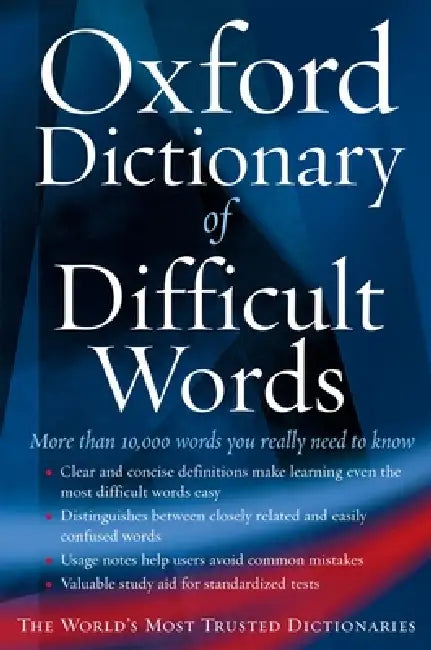 Buy The Oxford Dictionary of Difficult Words (English, Archie Hobson) — BookShops.in
