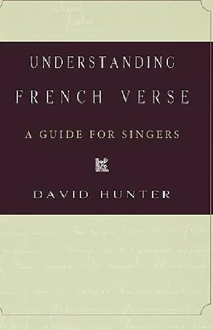 Buy Understanding French Verse (English, David Hunter) β BookShops.in