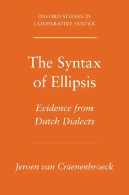 Buy Syntax of Ellipsis (English, Jeroen Van Craenenbroeck) — BookShops.in