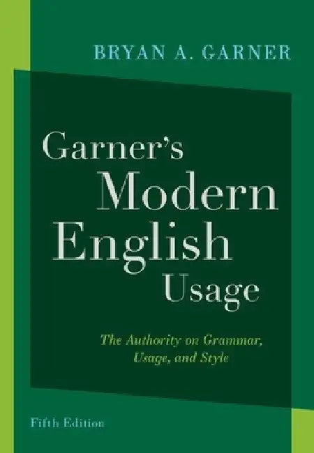 Buy Garner's Modern English Usage (English, Bryan A. Garner) — BookShops.in