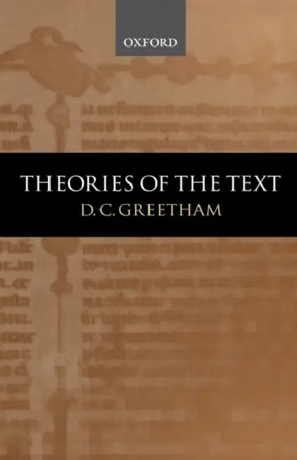 Buy Theories of the Text (English, D. C. Greetham) — BookShops.in