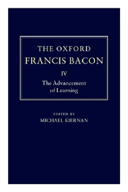 Buy The Advancement of Learning (English, Francis Bacon | Michael Kiernan) — BookShops.in
