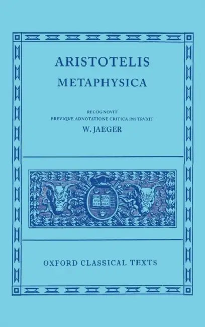 Buy Aristotle Metaphysica (English, Werner Jaeger) — BookShops.in