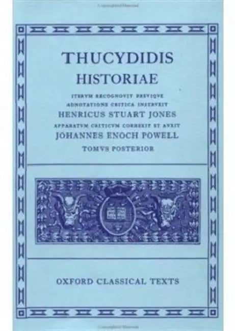 Buy Historiae (English, Thucydides | H. Stuart Jones | J. E. Powell) — BookShops.in