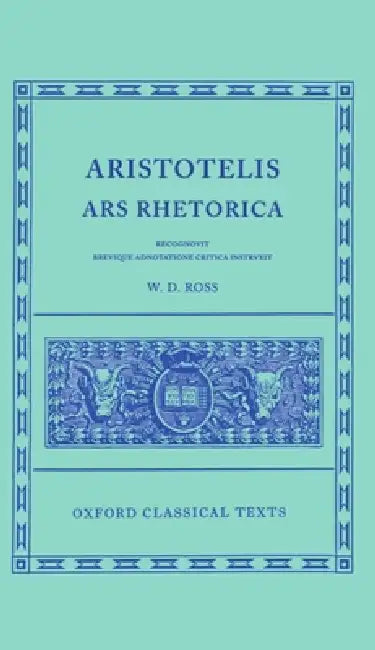 Buy Ars Rhetorica (English, Aristotle | David Ross) — BookShops.in