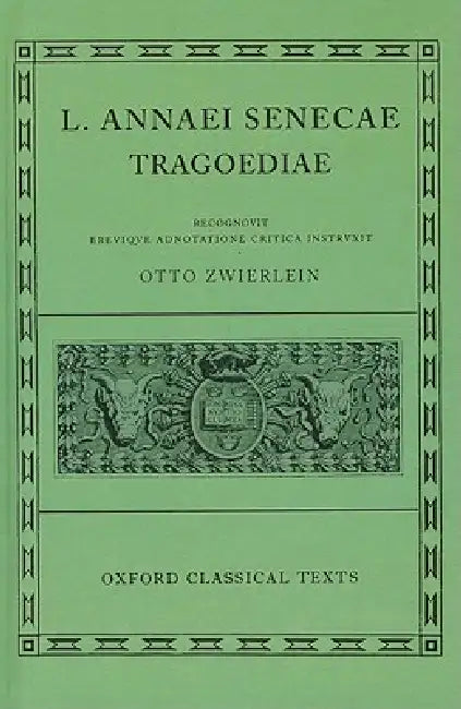 Buy Tragoediae (English, Seneca | O. Zwierlein) — BookShops.in