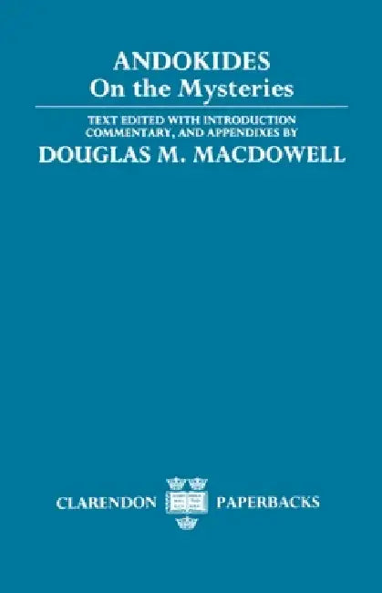 Buy On the Mysteries (English, Andokides | Douglas M. MacDowell | Andocides) — BookShops.in