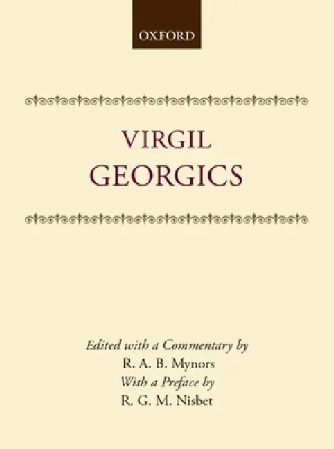 Buy Georgics (English, Virgil | Mynors | R. A. B. Nynors) — BookShops.in