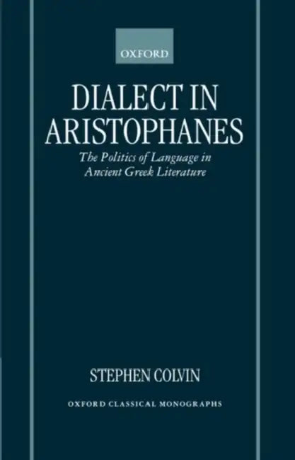 Buy Dialect in Aristophanes (English, Stephen Colvin) — BookShops.in