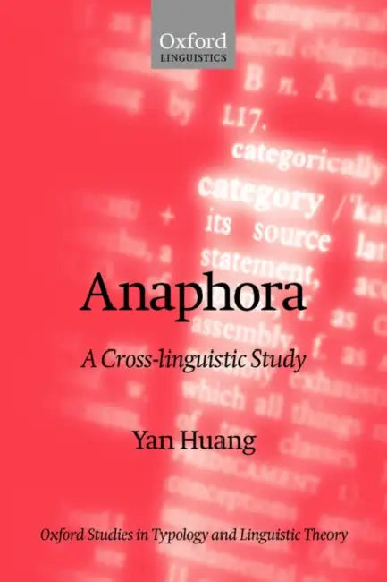Buy Anaphora (English, Yan Huang) — BookShops.in