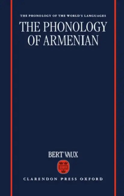 Buy The Phonology of Armenian (English, Bert Vaux) — BookShops.in