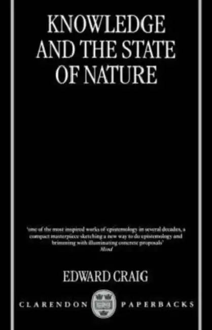 Buy Knowledge and the State of Nature (English, Edward Craig) โ BookShops.in