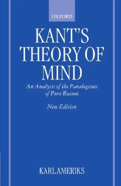 Buy Kant's Theory of Mind (English, Karl Ameriks) — BookShops.in