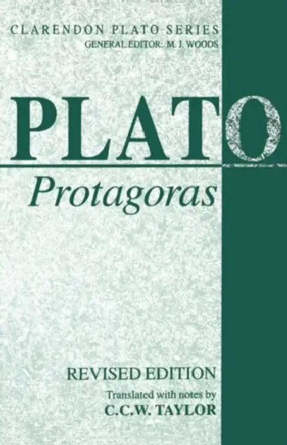 Buy Plato Protagoras (English, Plato | C. C. W. Taylor | Taylor) — BookShops.in