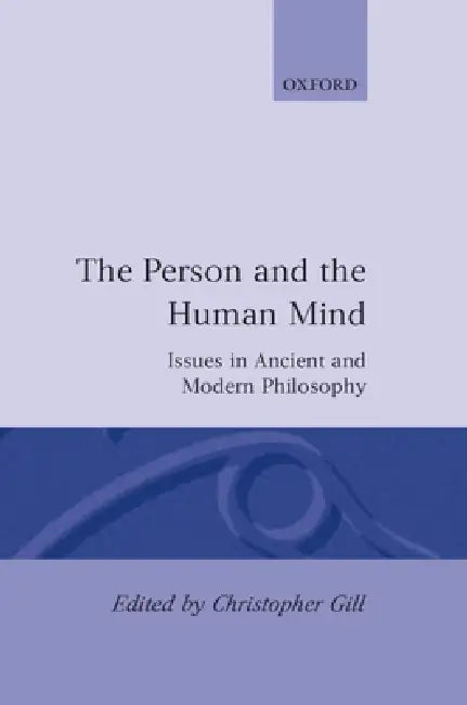 Buy The Person and the Human Mind (English, Christopher Gill) — BookShops.in