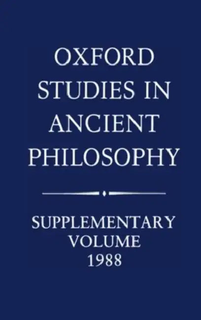 Buy Oxford Studies in Ancient Philosophy (English, Julia Annas | Robert H. Grimm) — BookShops.in