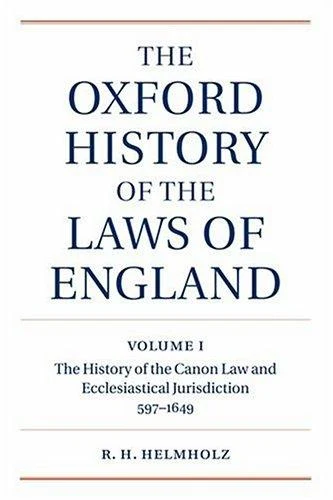 Buy The Oxford History of the Laws of England (English, R. H. Helmholz) — BookShops.in
