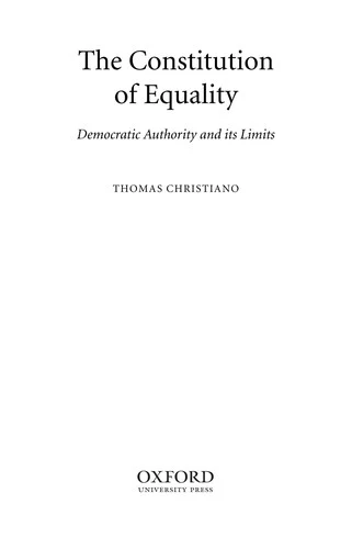 Buy Constitution of Equality C (English, Christiano) โ BookShops.in
