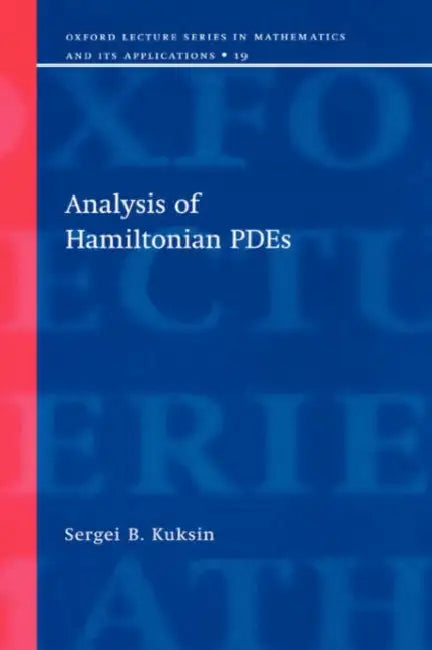 Buy Analysis of Hamiltonian Pdes (English, Sergei B. Kuksin) — BookShops.in