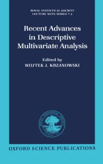 Buy Recent Advances in Descriptive Multivariate Analysis (English, Wojtek J. Krzanowski) โ BookShops.in