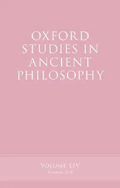 Buy Oxford Studies in Ancient Philosophy, Volume 54 (English, Victor Caston) — BookShops.in