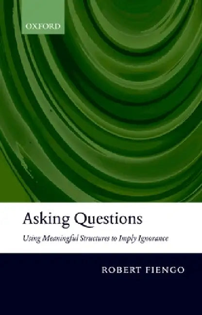 Buy Asking Questions C (English, Fiengo) — BookShops.in