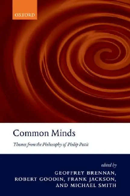 Buy Common Minds (English, Michael Smith | Frank Jackson | Robert Goodin) — BookShops.in