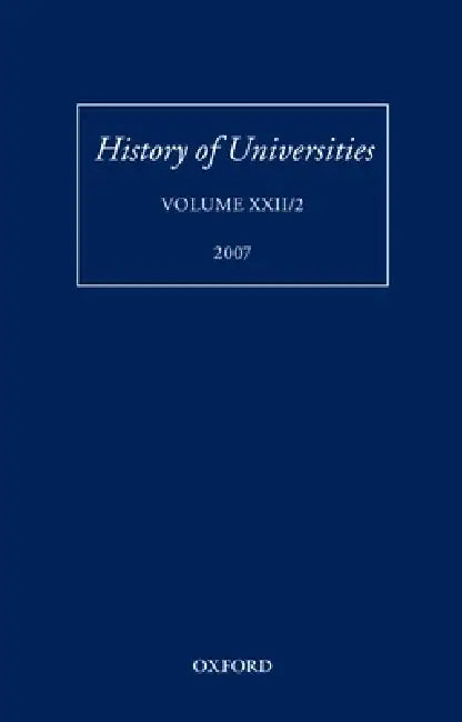 Buy History of Universities (English, Mordechai Feingold) — BookShops.in