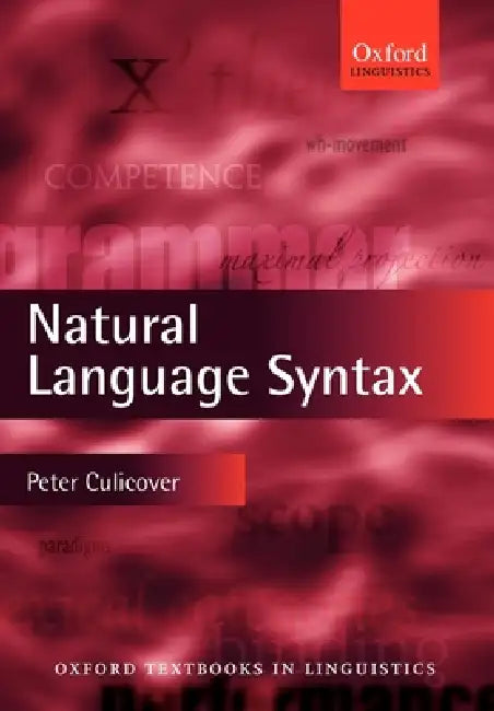 Buy Natural Language Syntax (English, Peter W. Culicover) — BookShops.in